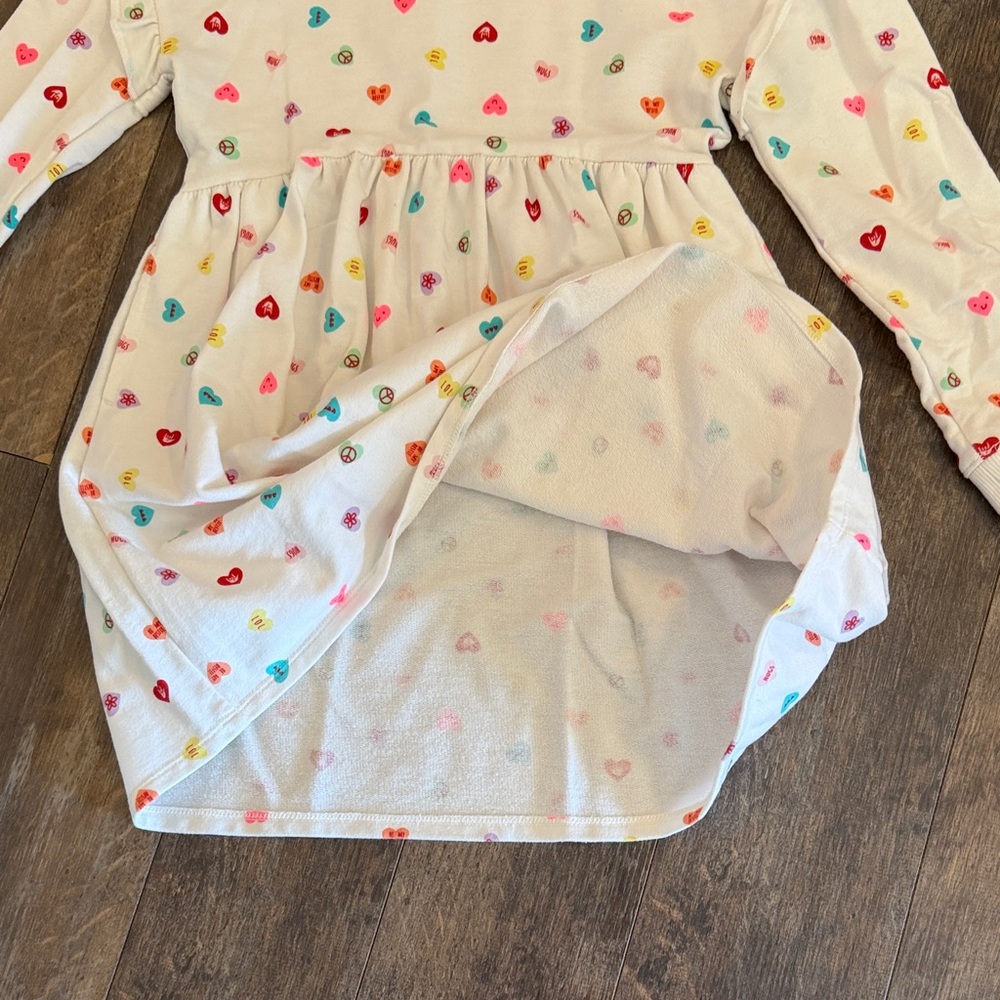 Cat & Jack Multicolor Heart Print Dress - Picture 8 of 11